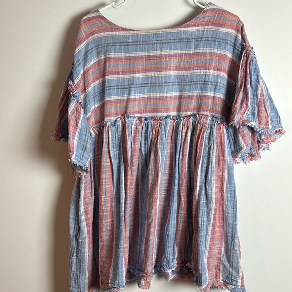 Free People Summer Nights babydoll dress/shirt - Picture 1 of 8
